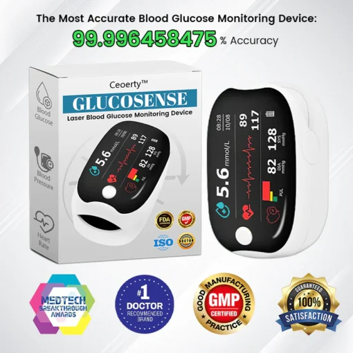 Ceoerty™ GlucoSense Laser Blood Glucose Monitoring Device - Image 3