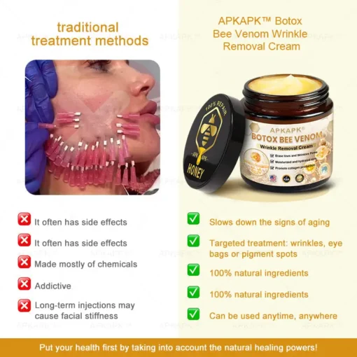 APKAPK™ Botox Bee Venom Wrinkle Removal Cream--Made and Shipped from the USA✅Last Day Promotion 80% OFF