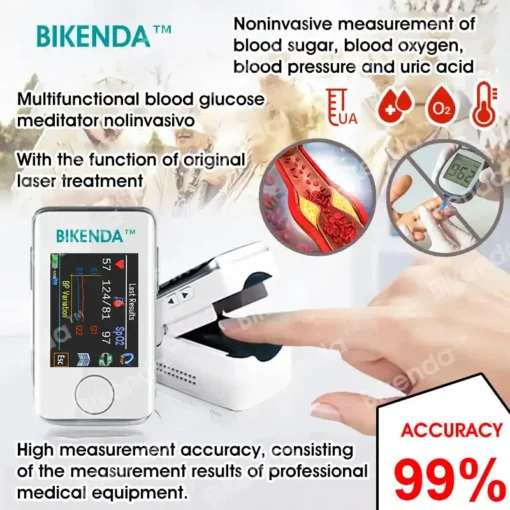 Bikenda™ Non-Invasive Blood Glucose Meter + Exclusive Gift - Image 2