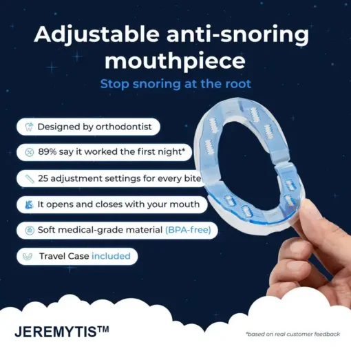 JEREMYTIS™ Adjustable Anti-Snoring Mouthpiece