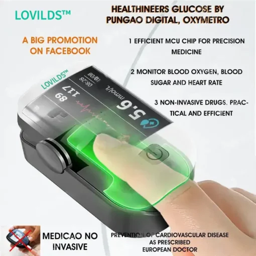 LOVILDS™ Next-Generation Intelligent Multifunctional Non-Invasive Laser Blood Glucose Meter - Image 12