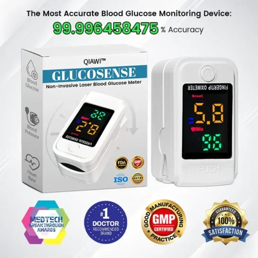 QIAWI™ GlucoSense Non-Invasive Laser Blood Glucose Meter - Image 5